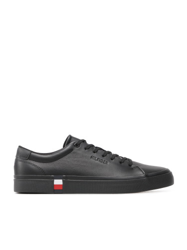 Сникърси Tommy Hilfiger Modern Vulc Corporate Leather FM0FM04351 Черен