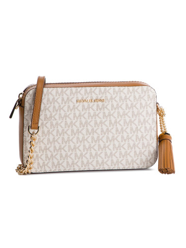 Дамска чанта MICHAEL Michael Kors Crossbodies 32F8GF5M2B Бежов