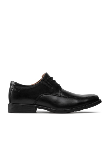 Обувки Clarks Tilden Walk 261103107 Black Leather