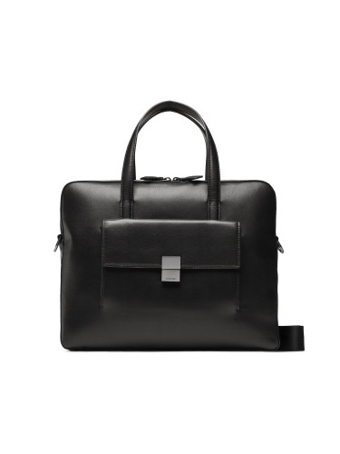 Чанта за лаптоп Calvin Klein Iconic Hardware Laptop Bag K50K510250 Черен