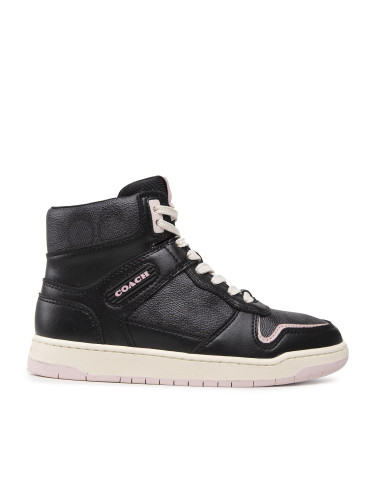 Сникърси Coach Hi Top Coated Canvas CD304 Черен