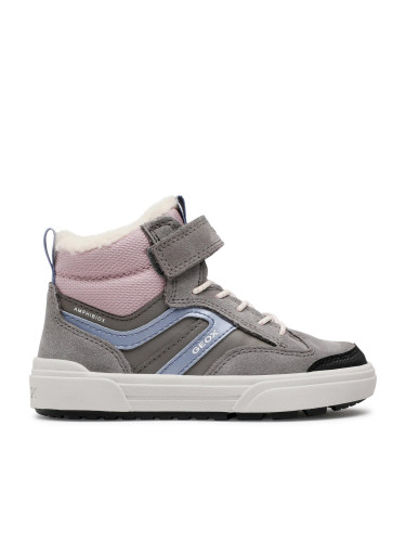 Зимни обувки Geox J Weemble G. B Abx A J260LA 0ME22 C0502 S Grey/Pink