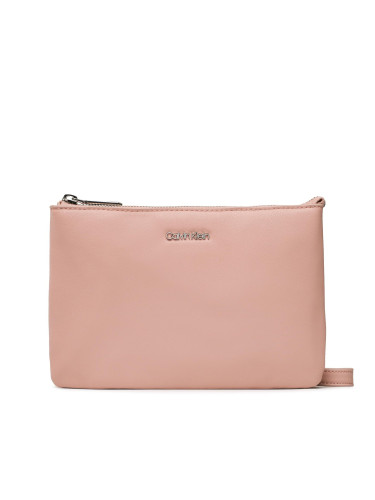 Дамска чанта Calvin Klein Must Ew Dbl Cmpt Crossbody K60K610177 Розов