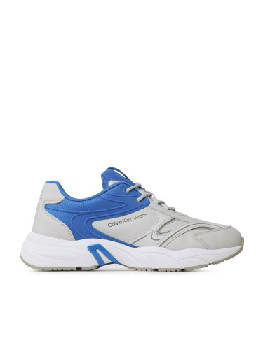 Сникърси Calvin Klein Jeans Retro Tennis High/Low Frequency YM0YM00637 Сив