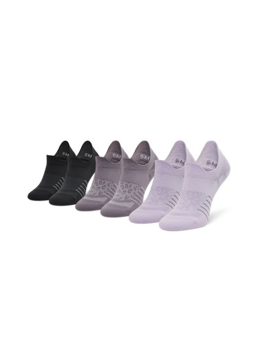 Комплект 3 чифта къси чорапи дамски Under Armour Iwd Breathe No Show 1356032515-515 Цветен