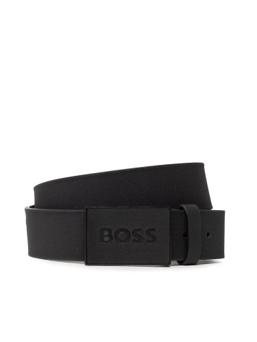 Мъжки колан Boss Icon-S1 50471333 Черен