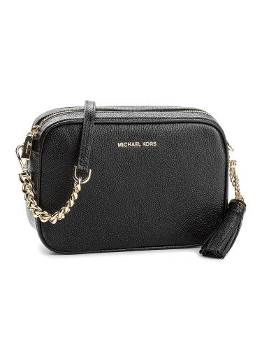 Дамска чанта MICHAEL Michael Kors Crossbodies 32F7GGNM8L Черен