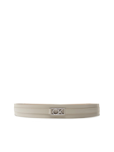 Колан в талията Calvin Klein Re-Lock 4Cm Belt K60K610500 Бежов