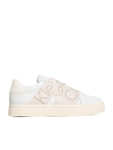 Сникърси Calvin Klein Jeans Classic Cupsole Elast Webbng YW0YW00911 White/Ancinet White 0LA