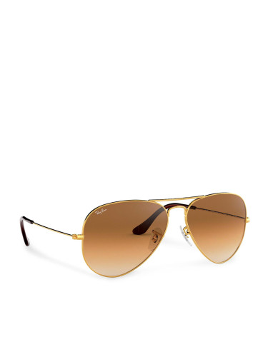 Слънчеви очила Ray-Ban Aviator Large Metal 0RB3025 001/51 Златист