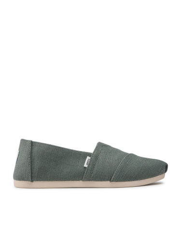 Обувки Toms Alpargata 10017719 Зелен