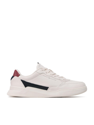 Сникърси Tommy Hilfiger Elevated Cupsole Leather FM0FM04490 Бежов