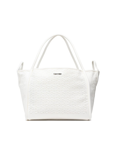 Сак Calvin Klein Calvin Resort Carry All Bag Mesh K60K609404 Бял