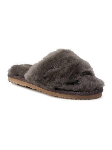 Чехли Mou Sheepskin Fur Slide Slipper FW161001L Сив