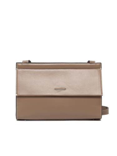 Дамска чанта Calvin Klein Fold Over Shoulder Bag K60K609644 Кафяв