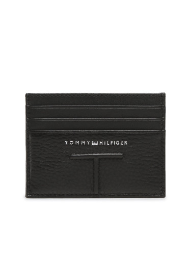 Калъф за кредитни карти Tommy Hilfiger Central Cc Holder AM0AM10609 Черен