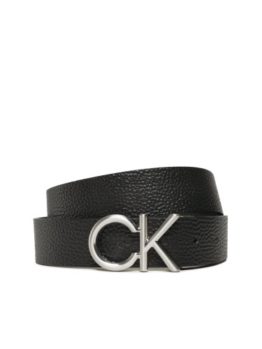 Мъжки колан Calvin Klein Adj Ck Metal Bombe 35Mm K50K509956 Черен