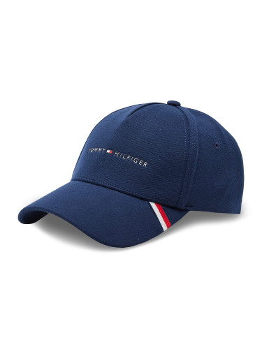 Шапка с козирка Tommy Hilfiger Downtown AM0AM10865 Тъмносин