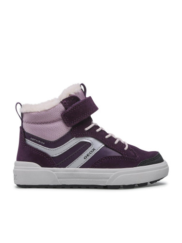 Зимни обувки Geox J Weemble G. B Abx A J260LA 0ME22 C8887 S Виолетов
