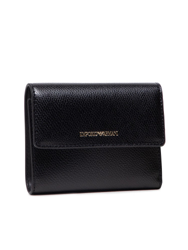 Малък дамски портфейл Emporio Armani Y3H185 YH15A 81386 Черен