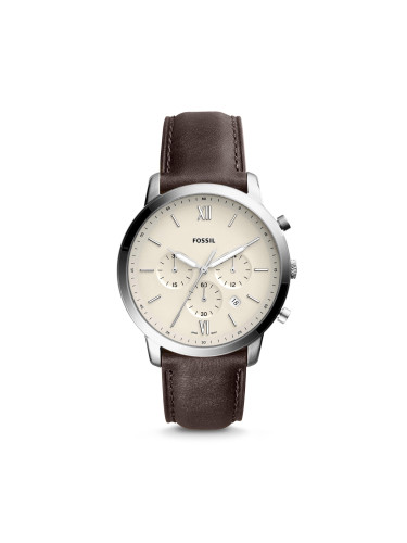 Часовник Fossil Neutra Chrono FS5380 Кафяв