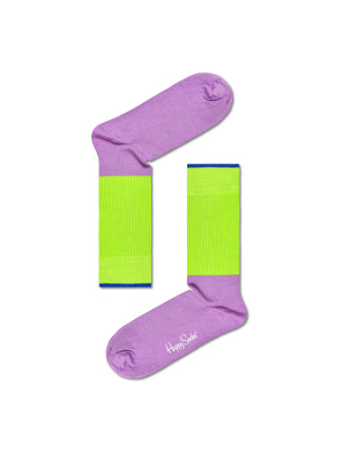Комплект 2 чифта дълги чорапи мъжки Happy Socks XZIP02-0200 Цветен