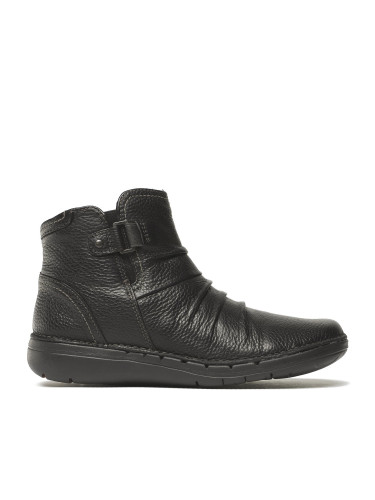 Боти Clarks Un Loop Top 261686734 Черен