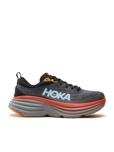 Маратонки за бягане Hoka M Bondi 8 1123202 Сив