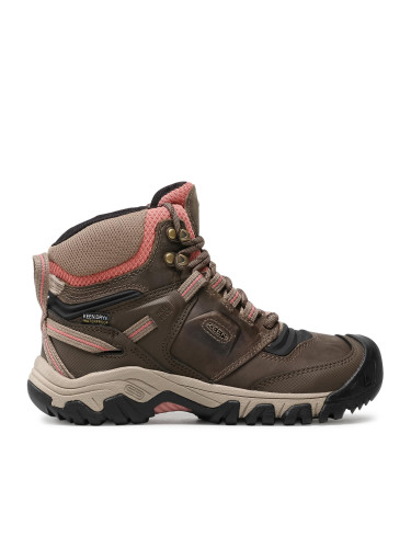 Туристически Keen Ridge Flex Mid Wp W 1024921 Кафяв