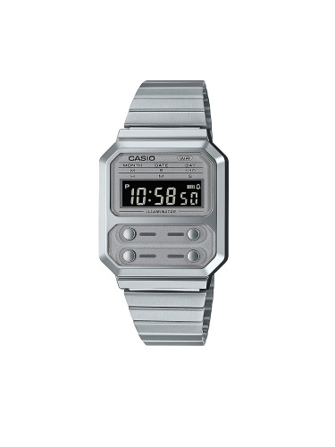 Часовник Casio Vintage A100WE-7BEF Сребрист