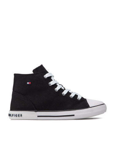 Кецове Tommy Hilfiger Higt Top Lace-Up Sneaker T3X4-32209-0890 S Black 999