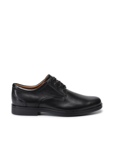 Обувки Clarks Un Aldric Lace 261326777 Black Leather