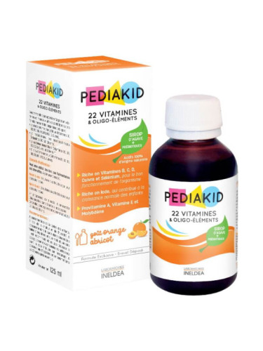 PEDIAKID 22 VITAMINES Сироп 22 витамина и микроелементи 125м