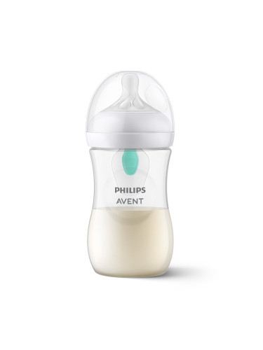 Шише Natural Response 3.0 с клапа AirFree Philips AVENT, 260 мл, 1м+