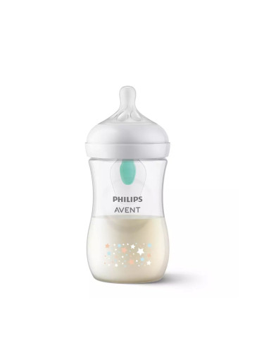 Шише Natural Response 3.0 Philips AVENT, 260 мл с клапа AirFree, 1м+, коала