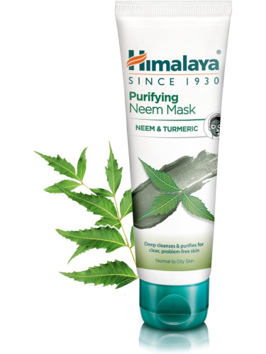Почистваща маска за лице с нийм,  Himalaya Wellness, 75 ml