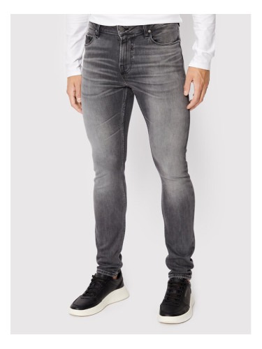 Guess Дънки Chris M2YA27 D4Q52 Сив Super Skinny Fit