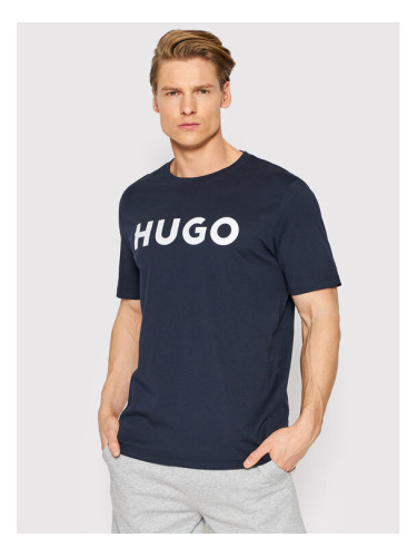 Hugo Тишърт Dulivio 50467556 Тъмносин Regular Fit