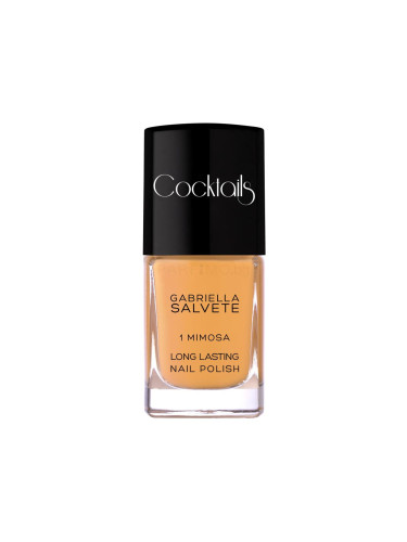 Gabriella Salvete Cocktails Longlasting Лак за нокти за жени 11 ml Нюанс 1 Mimosa