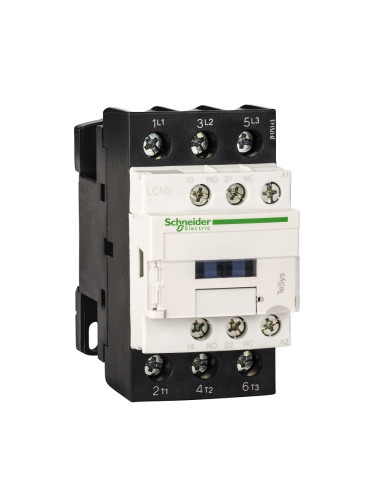 Контактор LC1D25E5, 3-полюсен, 3xNO, 25A, 48VАC, помощни контакти NO+NC