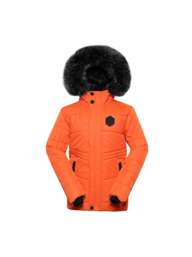 Kids jacket with membrane PTX ALPINE PRO MOLIDO spicy orange