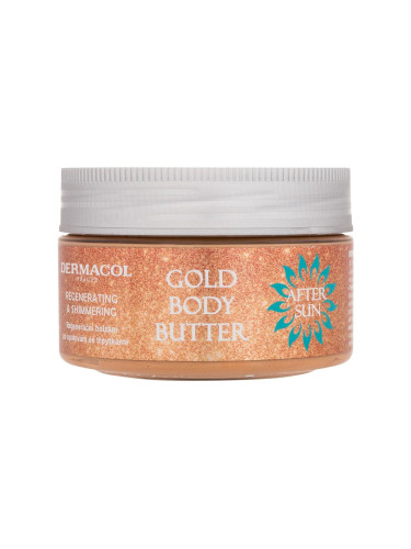 Dermacol After Sun Gold Body Butter Продукт за след слънце за жени 200 ml