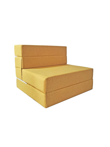 Разтегателен фотьойл Junior, жълт