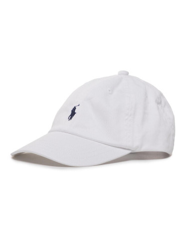 Polo Ralph Lauren Шапка с козирка Clsc Cap 321552489001 Бял