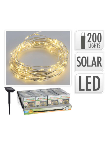 LED СОЛАРНО ГРАДИНСКО ОСВЕТЛЕНИЕ 10 М