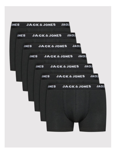 Jack&Jones Комплект 7 чифта боксери Chuey 12171258 Черен