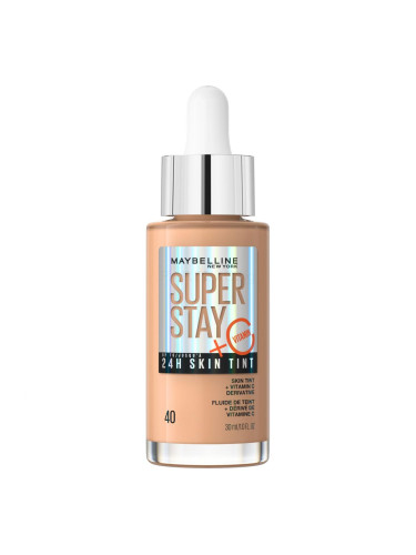 Maybelline Superstay 24H Skin Tint + Vitamin C Фон дьо тен за жени 30 ml Нюанс 40