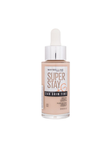 Maybelline Super Stay 24H Skin Tint + Vitamin C Фон дьо тен за жени 30 ml Нюанс 03
