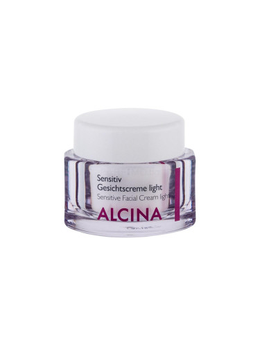 ALCINA Sensitive Facial Cream Light Дневен крем за лице за жени 50 ml