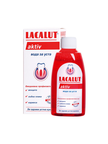 Lacalut Aktiv Вода за уста без алкохол 300 ml